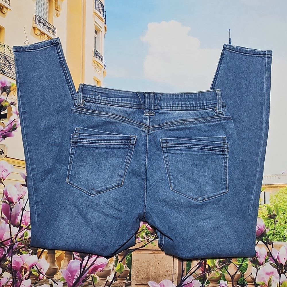 Democracy Ab Techology Classic Blue Skinny Jeans Size 8 - Picture 5 of 5